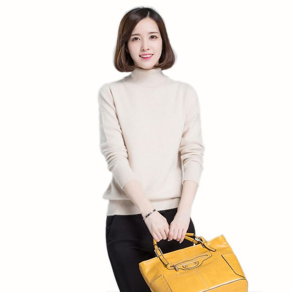 cashmere women sweaters and pullovers winter autumn knitted turtleneck ladies sweater, White;black
cashmere women sweaters and pullovers winter autumn knitted turtleneck ladies sweater, White;black