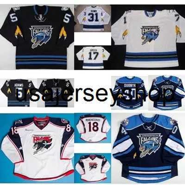 hockey jersey 2017 ahl springfield falcons 5 john adams 17 brady greco mens womens kids 100% embroidery custom jerseys, Black
hockey jersey 2017 ahl springfield falcons 5 john adams 17 brady greco mens womens kids 100% embroidery custom jerseys, Black