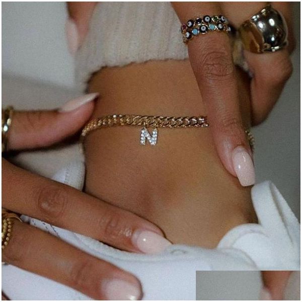 anklets fashion jewelry letter zircon 26 english letters anklet stainless steel figaro chain anklets drop delivery dhmkx, Red;blue
anklets fashion jewelry letter zircon 26 english letters anklet stainless steel figaro chain anklets drop delivery dhmkx, Red;blue