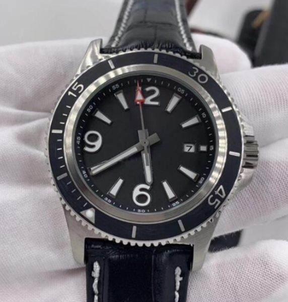 1884 super-ocean 46mm watches luxury brand black dial stainless steel rotating bezel men's automatic mechanical leather strap luminous, Slivery;brown
1884 super-ocean 46mm watches luxury brand black dial stainless steel rotating bezel men's automatic mechanical leather strap luminous, Slivery;brown