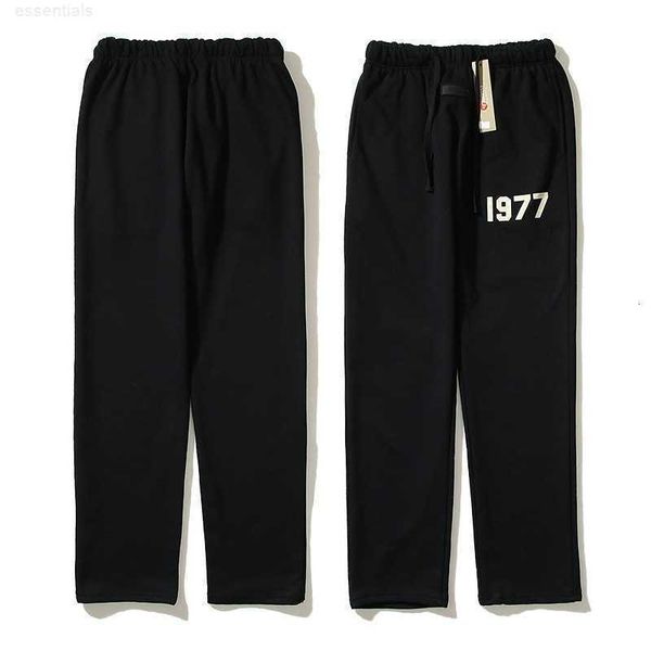 casual sports pants fog essentials season 8 double line high street loose casual 1977 flocking wide mouth fashion drawstring sweat, Black
casual sports pants fog essentials season 8 double line high street loose casual 1977 flocking wide mouth fashion drawstring sweat, Black
