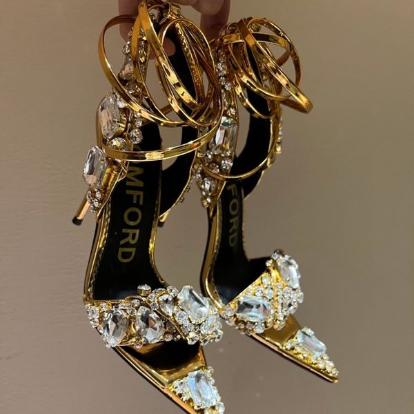 crystal embellished ankle-tie metallic sandals heeled stiletto heels for women party evening shoes open toe calf mirror leather luxury, Black
crystal embellished ankle-tie metallic sandals heeled stiletto heels for women party evening shoes open toe calf mirror leather luxury, Black