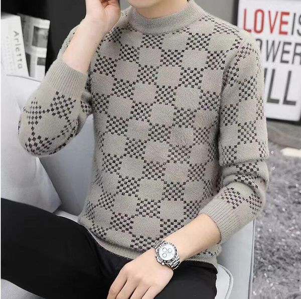 casual men's sweater o-neck striped patterns slim fit letter knittwea sweaters pullover men pull homme sweaters, White;black
casual men's sweater o-neck striped patterns slim fit letter knittwea sweaters pullover men pull homme sweaters, White;black