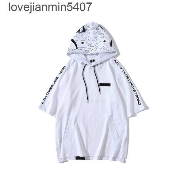fashion popular logo men's hoodie shop wholesale and retail early autumn new harajuku brand reflective color ape head hooded short slee, Black
fashion popular logo men's hoodie shop wholesale and retail early autumn new harajuku brand reflective color ape head hooded short slee, Black