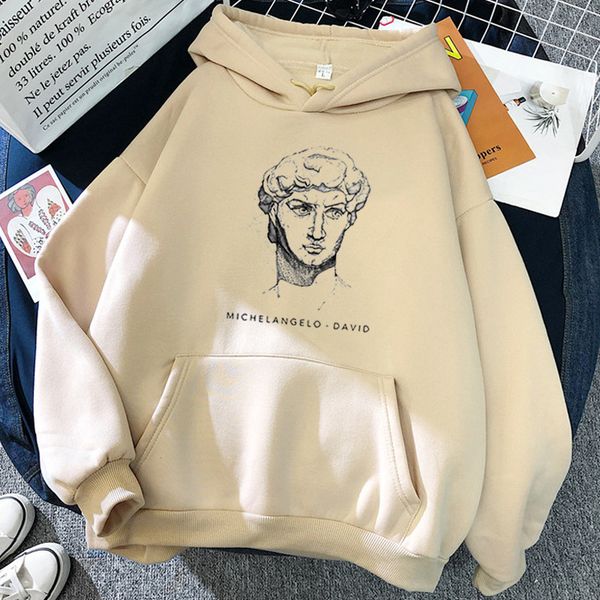 women's jackets michelangelo hoodie ins couple wear casual all match fashion women's sweatshirt loose personality oversize tee 22, Black;brown
women's jackets michelangelo hoodie ins couple wear casual all match fashion women's sweatshirt loose personality oversize tee 22, Black;brown
