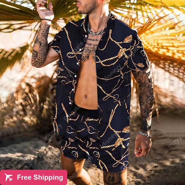 tracksuits set 2 piece men's hawaiian short sleeve shirt and buttons beach shorts casual gothic style summer collection, Gray
tracksuits set 2 piece men's hawaiian short sleeve shirt and buttons beach shorts casual gothic style summer collection, Gray