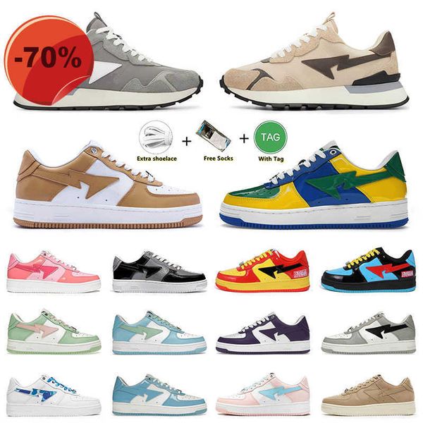 low shoes2023 bapestas road sta designer bapesta shoes for men women platform vintage baped sk8 grey brown patent black white jjjjound sneak
low shoes2023 bapestas road sta designer bapesta shoes for men women platform vintage baped sk8 grey brown patent black white jjjjound sneak