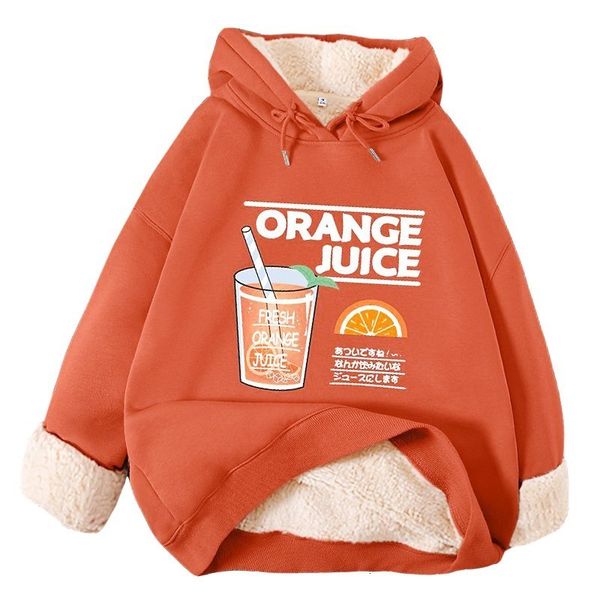 women's jackets autumn winter coat clothes cashmere inside thicken lamb hoodies sweatshirt women fashion orange juice print outerwear j, Black;brown
women's jackets autumn winter coat clothes cashmere inside thicken lamb hoodies sweatshirt women fashion orange juice print outerwear j, Black;brown