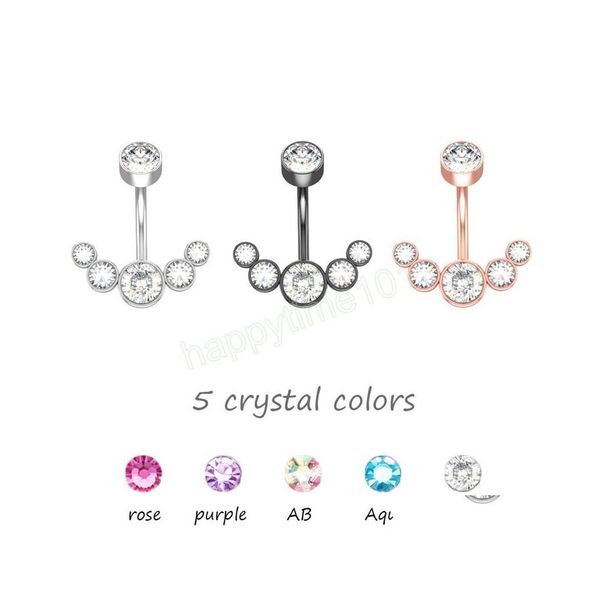 navel bell button rings belly button ring reversed bar barbell 316l surgical steel 5 crystals navel piercing ombligo body jew dhozj, Silver
navel bell button rings belly button ring reversed bar barbell 316l surgical steel 5 crystals navel piercing ombligo body jew dhozj, Silver
