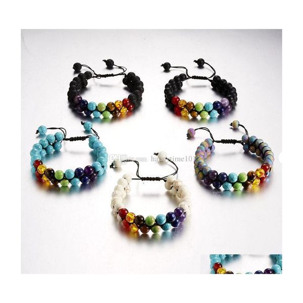 beaded men women double layer beaded natural tiger eye lava stone rope friendship yoga bracelet jewelry gift drop delivery bracelets dhm0j, Black
beaded men women double layer beaded natural tiger eye lava stone rope friendship yoga bracelet jewelry gift drop delivery bracelets dhm0j, Black