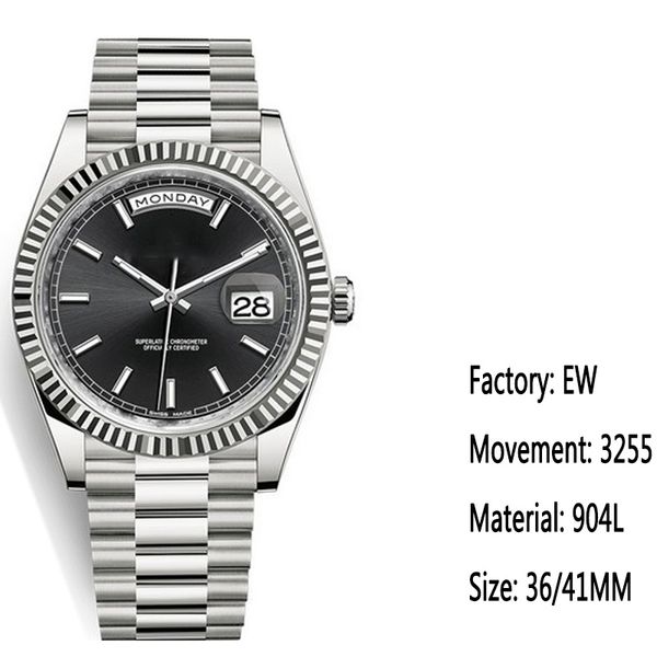 ew factory produces watch the new v2 upgraded 3255 automatic mechanical movement 40mm black dial sapphire glass 904 stainless steel, Slivery;brown
ew factory produces watch the new v2 upgraded 3255 automatic mechanical movement 40mm black dial sapphire glass 904 stainless steel, Slivery;brown