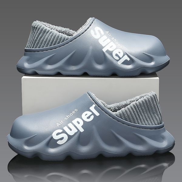 slippers waterproof winter men fashion outside soft plush cotton thick platform eva non-slip sole home couples women slipper 221203, Black
slippers waterproof winter men fashion outside soft plush cotton thick platform eva non-slip sole home couples women slipper 221203, Black