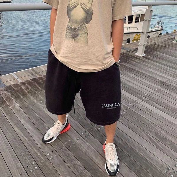 casual sports pants feel of god double essentials drawstring reflective fog plush shorts high street capris for men and women fashion design, Black
casual sports pants feel of god double essentials drawstring reflective fog plush shorts high street capris for men and women fashion design, Black