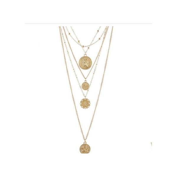 chokers long necklace women round necklaces pendants for ladies costume jewelry bijoux gold color mtilayer chain drop delivery dhkf4, Golden;silver
chokers long necklace women round necklaces pendants for ladies costume jewelry bijoux gold color mtilayer chain drop delivery dhkf4, Golden;silver
