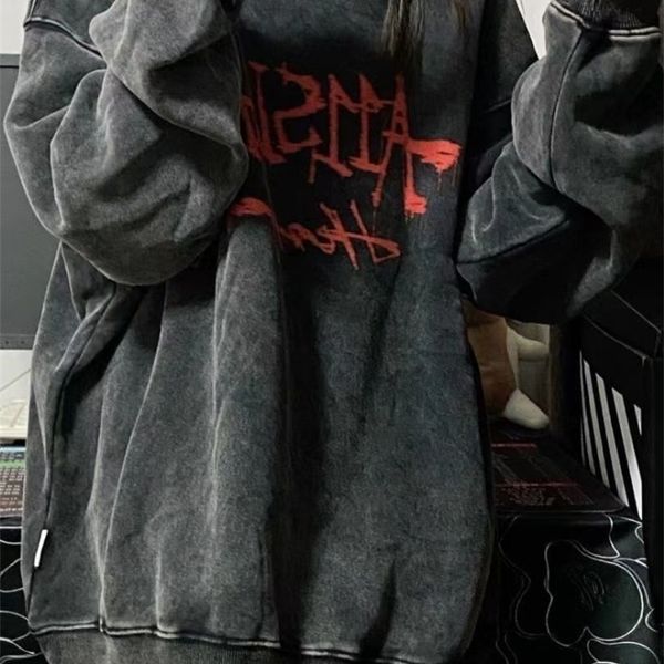 women's jackets deeptown emo gothic print oversized sweatshirt harajuku vintage loose hoodies long sleeve crewneck pullovers female 22, Black;brown
women's jackets deeptown emo gothic print oversized sweatshirt harajuku vintage loose hoodies long sleeve crewneck pullovers female 22, Black;brown