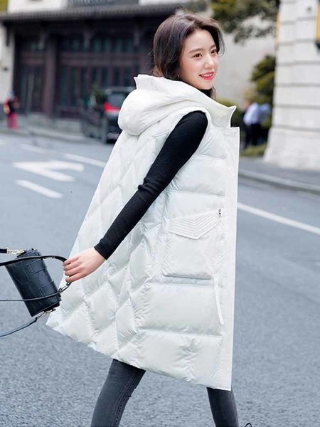 women's vests big pockets women winter vest hooded cotton padded warm sleeveless jacket solid thicken ladies waistcoat long csa 221202, Black;white
women's vests big pockets women winter vest hooded cotton padded warm sleeveless jacket solid thicken ladies waistcoat long csa 221202, Black;white