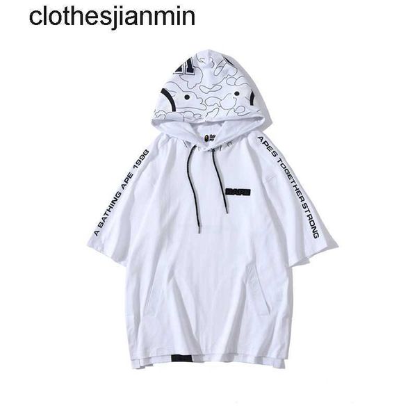 fashion popular logo men's hoodie shop wholesale and retail early autumn new harajuku brand reflective color ape head hooded short slee, Black
fashion popular logo men's hoodie shop wholesale and retail early autumn new harajuku brand reflective color ape head hooded short slee, Black