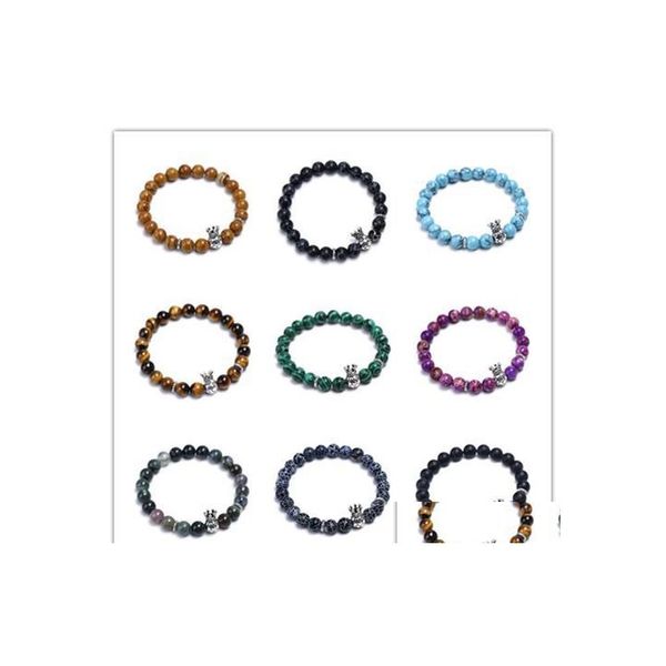 beaded 12 styles quality tibetan sier crown charm bracelet men women lava stone blue turquoise bead handmade jewelry for league drop dhetv, Black
beaded 12 styles quality tibetan sier crown charm bracelet men women lava stone blue turquoise bead handmade jewelry for league drop dhetv, Black