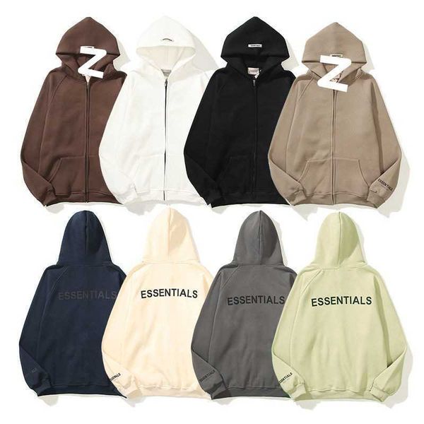 n124 men's and women's hoodies 2023 fashion brand essential autumn winter new style zip coat high street loose sweater long sleeve, Black
n124 men's and women's hoodies 2023 fashion brand essential autumn winter new style zip coat high street loose sweater long sleeve, Black