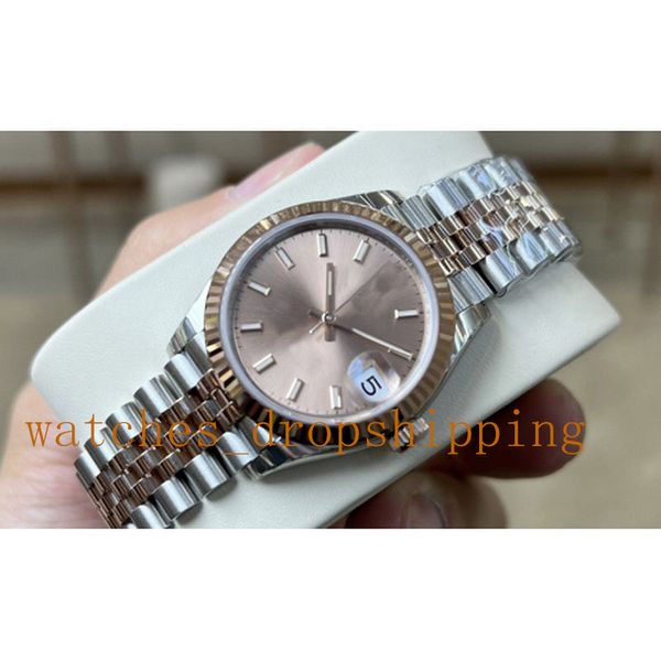 watch for women v5 super quality 31mm 278271 mechanical automatic rose gold two tone watchband stainless case sapphire glass jubilee ladies, Slivery;brown
watch for women v5 super quality 31mm 278271 mechanical automatic rose gold two tone watchband stainless case sapphire glass jubilee ladies, Slivery;brown