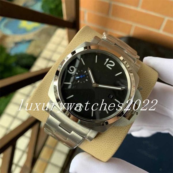 nf factory men automatic movement watch 44mm 904l fine steel watchband luminescent sapphire pam high-quality luxury wristwatches box date, Slivery;brown
nf factory men automatic movement watch 44mm 904l fine steel watchband luminescent sapphire pam high-quality luxury wristwatches box date, Slivery;brown