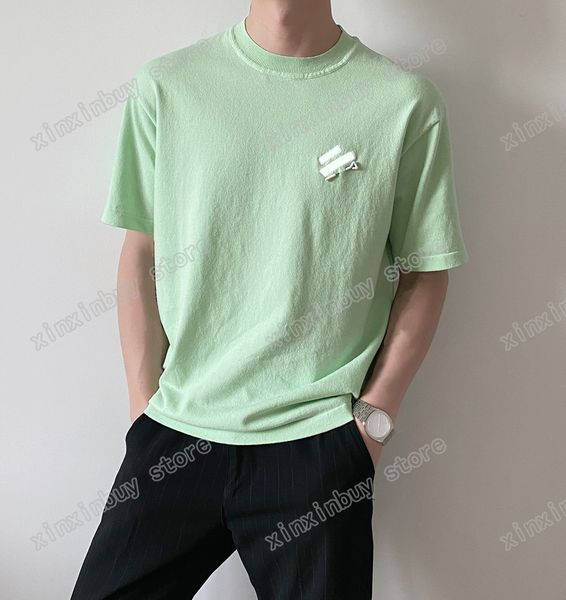 xinxinbuy men designer tee t shirt knitted pin letters embroidery short sleeve cotton women green white black grey xs-xl, Black;brown
xinxinbuy men designer tee t shirt knitted pin letters embroidery short sleeve cotton women green white black grey xs-xl, Black;brown