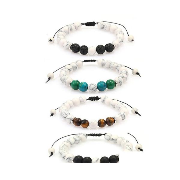 beaded natural stone 8mm mtistone beads charms bracelets for men women lava rock braid designer bracelet jewelry gift drop delivery dhfqm, Black
beaded natural stone 8mm mtistone beads charms bracelets for men women lava rock braid designer bracelet jewelry gift drop delivery dhfqm, Black