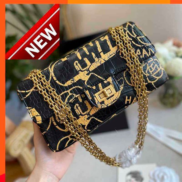 women's brand designers shoulder bags fashion alligator graffiti pattern oblique envelope bag gold metal chain painted crossbody bagfac
women's brand designers shoulder bags fashion alligator graffiti pattern oblique envelope bag gold metal chain painted crossbody bagfac
