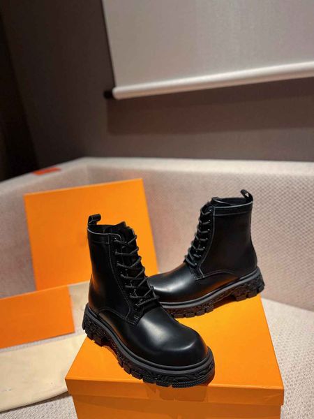 2022 luxury baroque ranger boots martin boots mens fashion lace up chunky rubber leather outdoor combat boot sneakers, Black
2022 luxury baroque ranger boots martin boots mens fashion lace up chunky rubber leather outdoor combat boot sneakers, Black