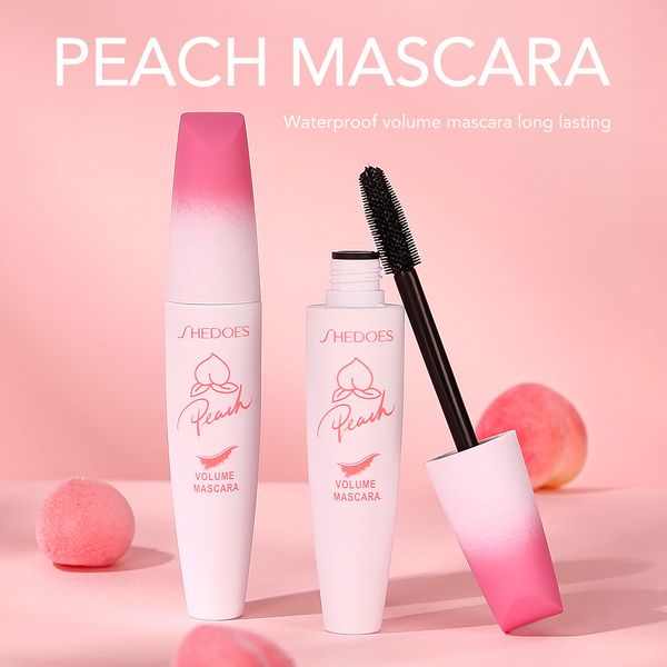 shedoes fashion peach mascara waterproof makeup eyelashes thick curling silk fiber mascaras professional cosmetics
shedoes fashion peach mascara waterproof makeup eyelashes thick curling silk fiber mascaras professional cosmetics