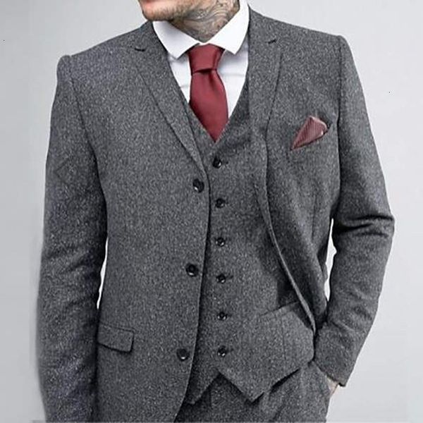 men's suits blazers wool tweed winter men 3 pieces wedding groom tuxedos ed lapel man fashion clothing plus size blazer vest pants l221, White;black
men's suits blazers wool tweed winter men 3 pieces wedding groom tuxedos ed lapel man fashion clothing plus size blazer vest pants l221, White;black