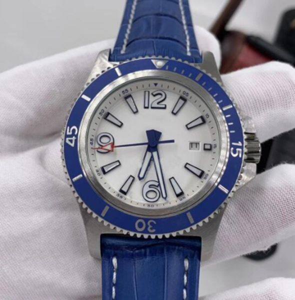 1884 super-ocean 46mm watches luxury brand white dial stainless steel rotating bezel men's automatic mechanical leather strap luminous, Slivery;brown
1884 super-ocean 46mm watches luxury brand white dial stainless steel rotating bezel men's automatic mechanical leather strap luminous, Slivery;brown