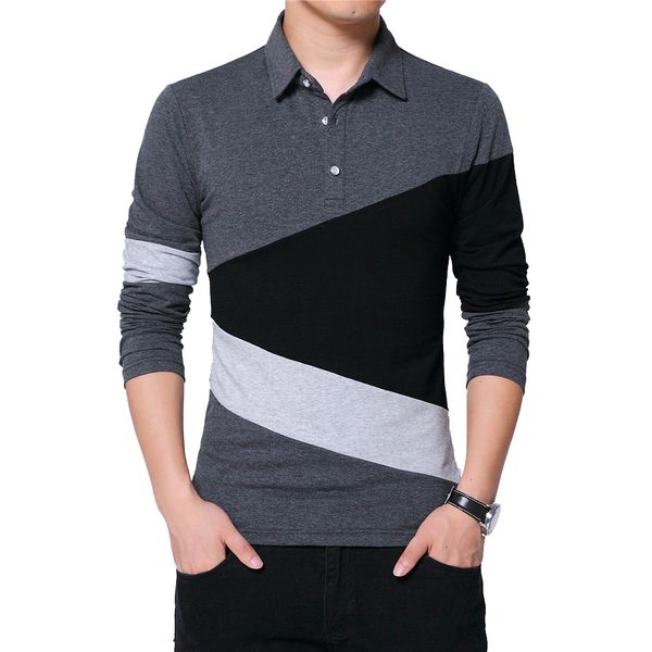men's t shirts browon autumn fashion plus size 5xl mens t shirt with collar color patchwork t shirt long sleeve tshirt men clothes 2212, White;black
men's t shirts browon autumn fashion plus size 5xl mens t shirt with collar color patchwork t shirt long sleeve tshirt men clothes 2212, White;black