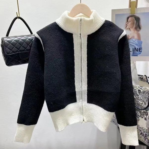 winter fall women's sweaters brand designer ce letter pattern cardigan sweater coat wool blended woman knitwear ladies knitted long sle, White;black
winter fall women's sweaters brand designer ce letter pattern cardigan sweater coat wool blended woman knitwear ladies knitted long sle, White;black