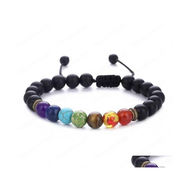 beaded adjustable braided rope bracelet women men colorf natural stone bead bangle yoga weave bracelets jewelry gift drop delivery dh89m, Black
beaded adjustable braided rope bracelet women men colorf natural stone bead bangle yoga weave bracelets jewelry gift drop delivery dh89m, Black