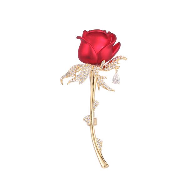 luxury zirconia red rose designer brooch for women french style sweet romantic fashion jewelry cz zirconia gold plated flower brooches pin, Gray
luxury zirconia red rose designer brooch for women french style sweet romantic fashion jewelry cz zirconia gold plated flower brooches pin, Gray