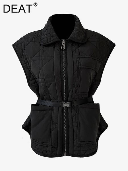 women's vests deat fashion women's cottonpadded vest patchwork lapel sleeveless zipper belt thick black waistcoat winter 17a4569 2, Black;white
women's vests deat fashion women's cottonpadded vest patchwork lapel sleeveless zipper belt thick black waistcoat winter 17a4569 2, Black;white