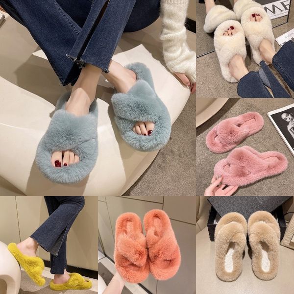 2022 winter fashion soft warm slipper women comfort faux fur slippers brand designer furry women's shoes plus size slippers 35-42, Black
2022 winter fashion soft warm slipper women comfort faux fur slippers brand designer furry women's shoes plus size slippers 35-42, Black