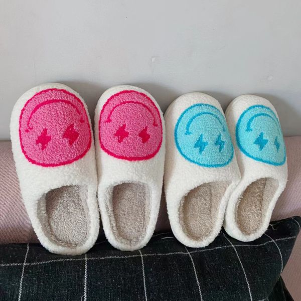 slippers cute smile face lightning blue/ pink wnter warm home for woman man fulffy fur indoor house 221203, Black
slippers cute smile face lightning blue/ pink wnter warm home for woman man fulffy fur indoor house 221203, Black