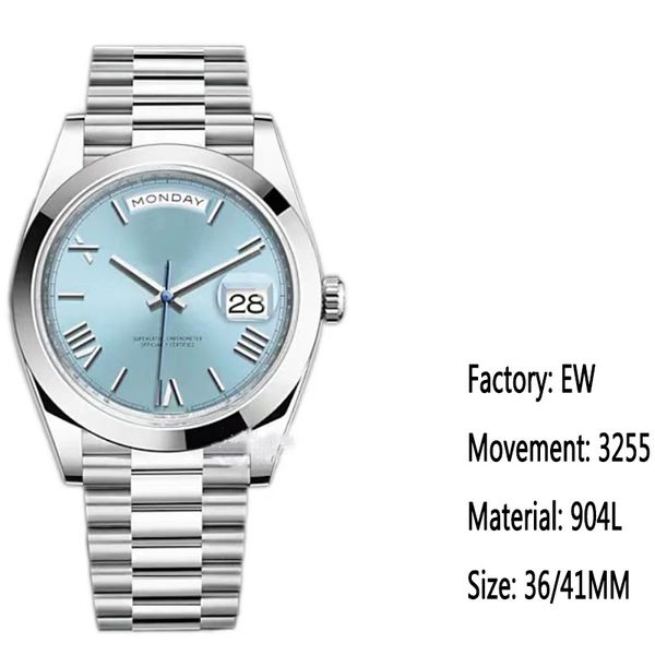 gm factory production date log type 40mm size 3255 all-in-one mechanical movement 904 stainless steel sapphire glass, Slivery;brown
gm factory production date log type 40mm size 3255 all-in-one mechanical movement 904 stainless steel sapphire glass, Slivery;brown