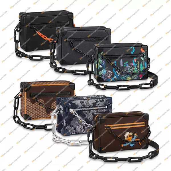 m55702 mini soft trunk designer men women bag canvas embossed print genuine calf-leather chain box cross-body shoulderbag purse handbag m447
m55702 mini soft trunk designer men women bag canvas embossed print genuine calf-leather chain box cross-body shoulderbag purse handbag m447