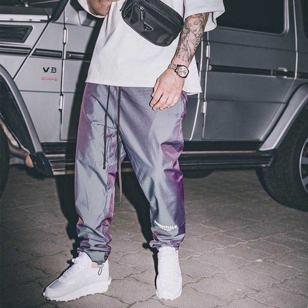 casual sports pants high street feel of god double line essentials colorful pants reflective laser nylon fog casual fashion, Black
casual sports pants high street feel of god double line essentials colorful pants reflective laser nylon fog casual fashion, Black
