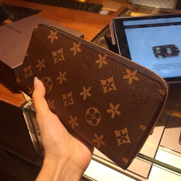 fashion flowers designer zipper vuitton wallets luxurys men women leather bags classic letters coin purse original box plaid card holder m60, Red;black
fashion flowers designer zipper vuitton wallets luxurys men women leather bags classic letters coin purse original box plaid card holder m60, Red;black