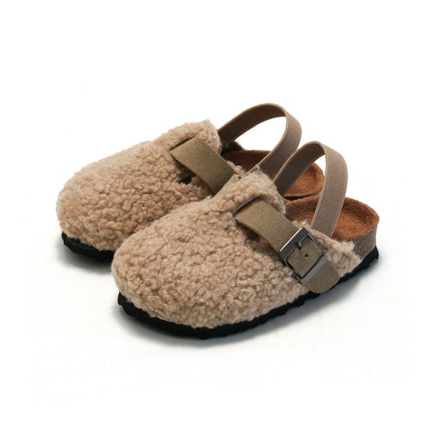 slippers child baby boys girls warm fuzzy plush sandals cork faux fur flats toddler prewalker elastic back strap 221203, Black
slippers child baby boys girls warm fuzzy plush sandals cork faux fur flats toddler prewalker elastic back strap 221203, Black