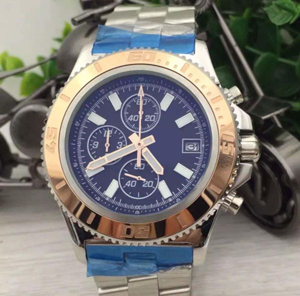 new luxury brand men's quartz watch chronograph uperocean a17384 black dial digital bezel platinum skeleton gold stainless steel expedi, Slivery;brown
new luxury brand men's quartz watch chronograph uperocean a17384 black dial digital bezel platinum skeleton gold stainless steel expedi, Slivery;brown