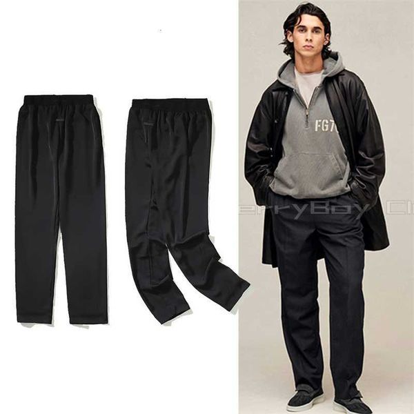 casual sports pants season 7 main line fog essentials casual loose rubber band waist wool trousers for men and women, Black
casual sports pants season 7 main line fog essentials casual loose rubber band waist wool trousers for men and women, Black