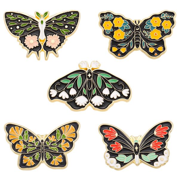 cartoon vintage butterfly flower alloy pin animal brooches set 5pcs gold plated enamel paint plant badges creative insect women jewelry gift, Gray
cartoon vintage butterfly flower alloy pin animal brooches set 5pcs gold plated enamel paint plant badges creative insect women jewelry gift, Gray