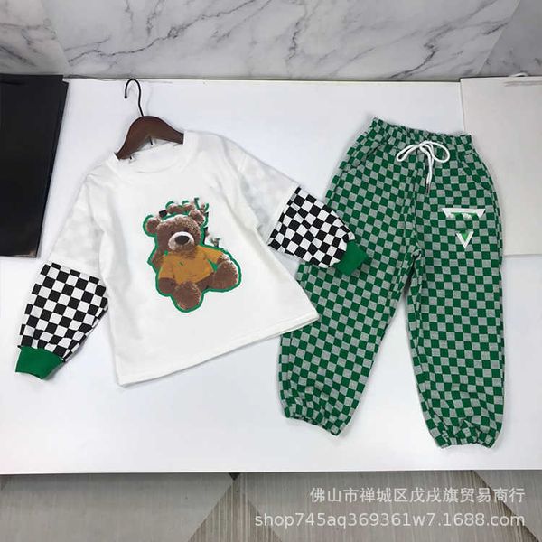 clothing sets children boys girls spring autumn lovely bears long sleeve round neck pullover two piece set, White
clothing sets children boys girls spring autumn lovely bears long sleeve round neck pullover two piece set, White