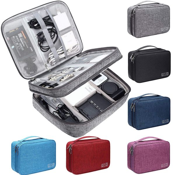 bag organizer waterproof electronic storage bag travel portable cable clip box accessories cables digital 221203, Blue;pink
bag organizer waterproof electronic storage bag travel portable cable clip box accessories cables digital 221203, Blue;pink