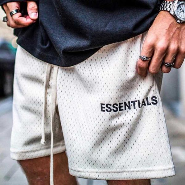 casual sports pants fog double line essentials mesh drawstring fg shorts men's high street loose capris, Black
casual sports pants fog double line essentials mesh drawstring fg shorts men's high street loose capris, Black